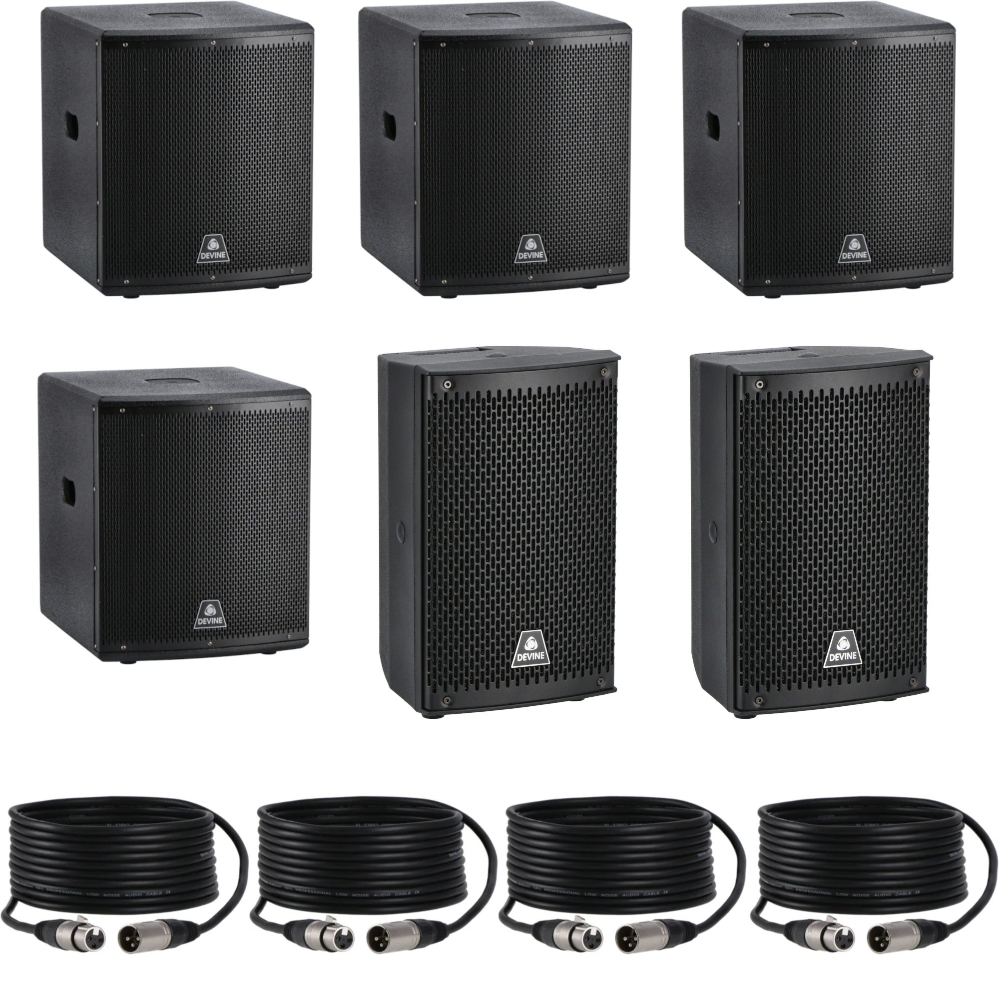 Devine Onyx 15A (2x) + 12SA (4x) set