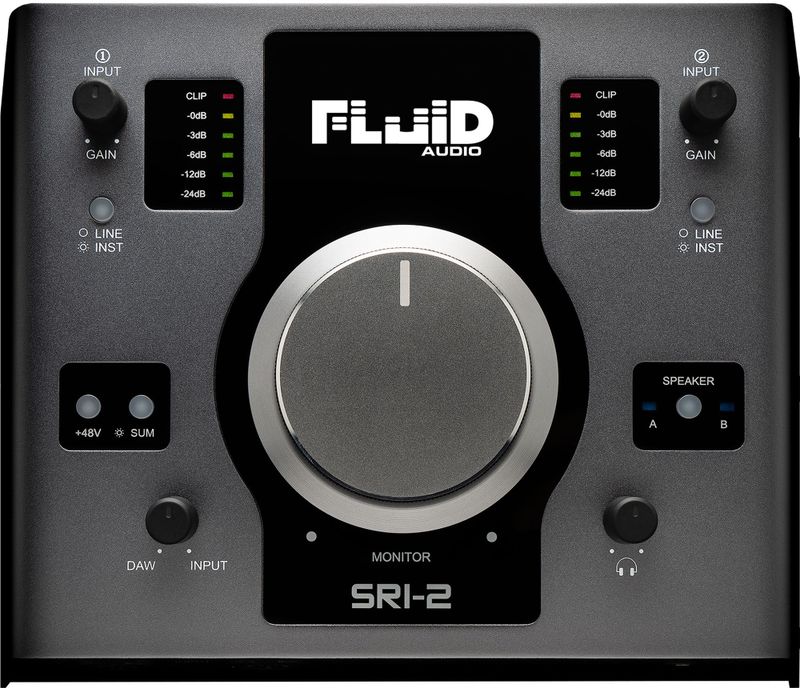 Fluid Audio - SRI-2 - Audio-interface - Zwart - 24 bit - 192 kHz