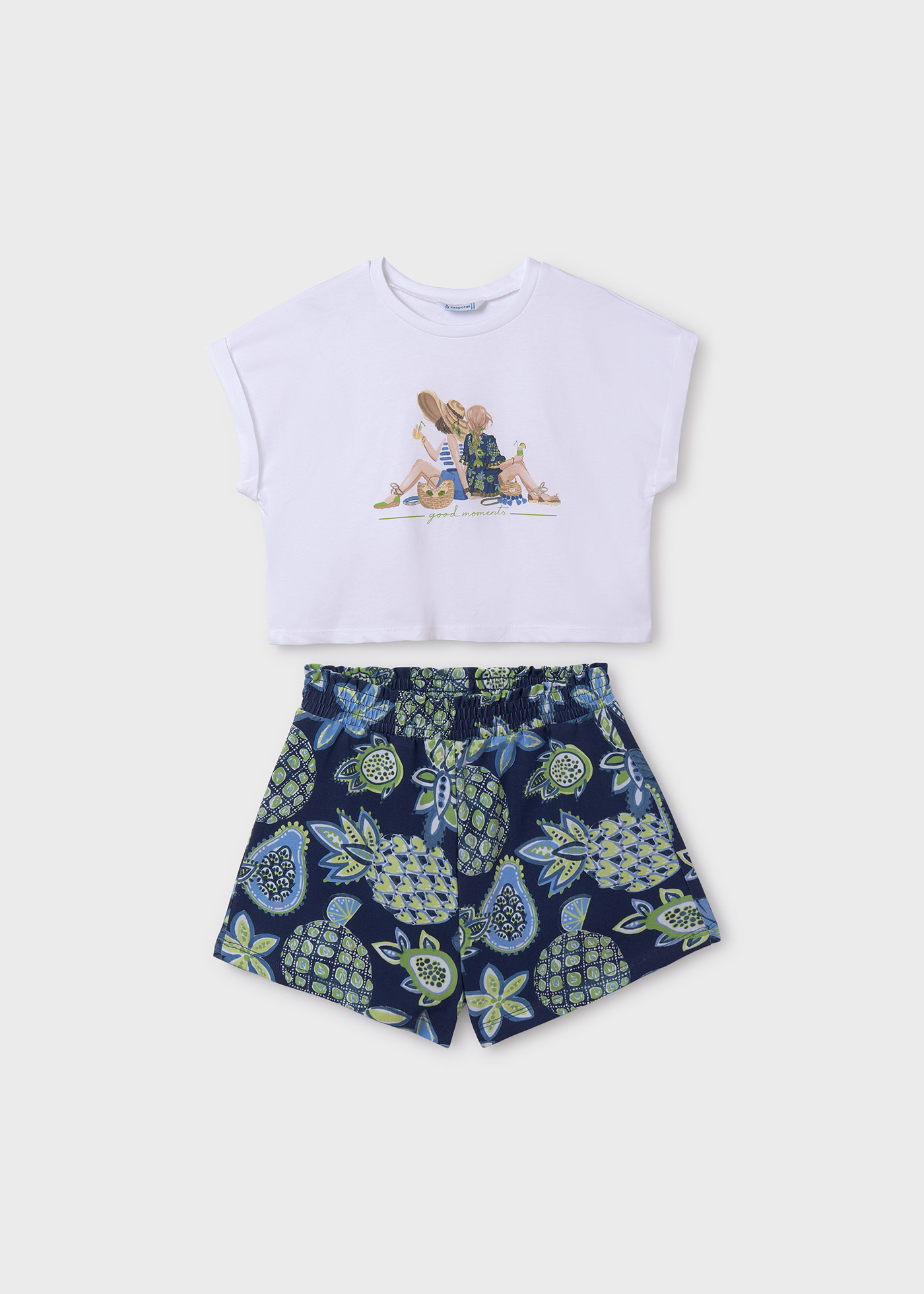 Conjunto estampado de duas peças Better Cotton para meninas