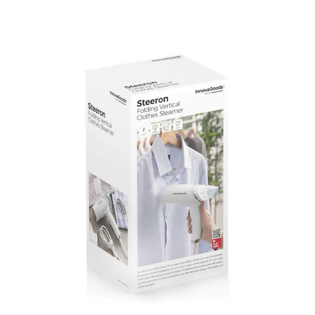 Fer à vapeur vertical Steeron InnovaGoods - Blanc