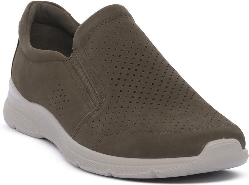 ECCO Irving heren instapper Sneakers Kaki