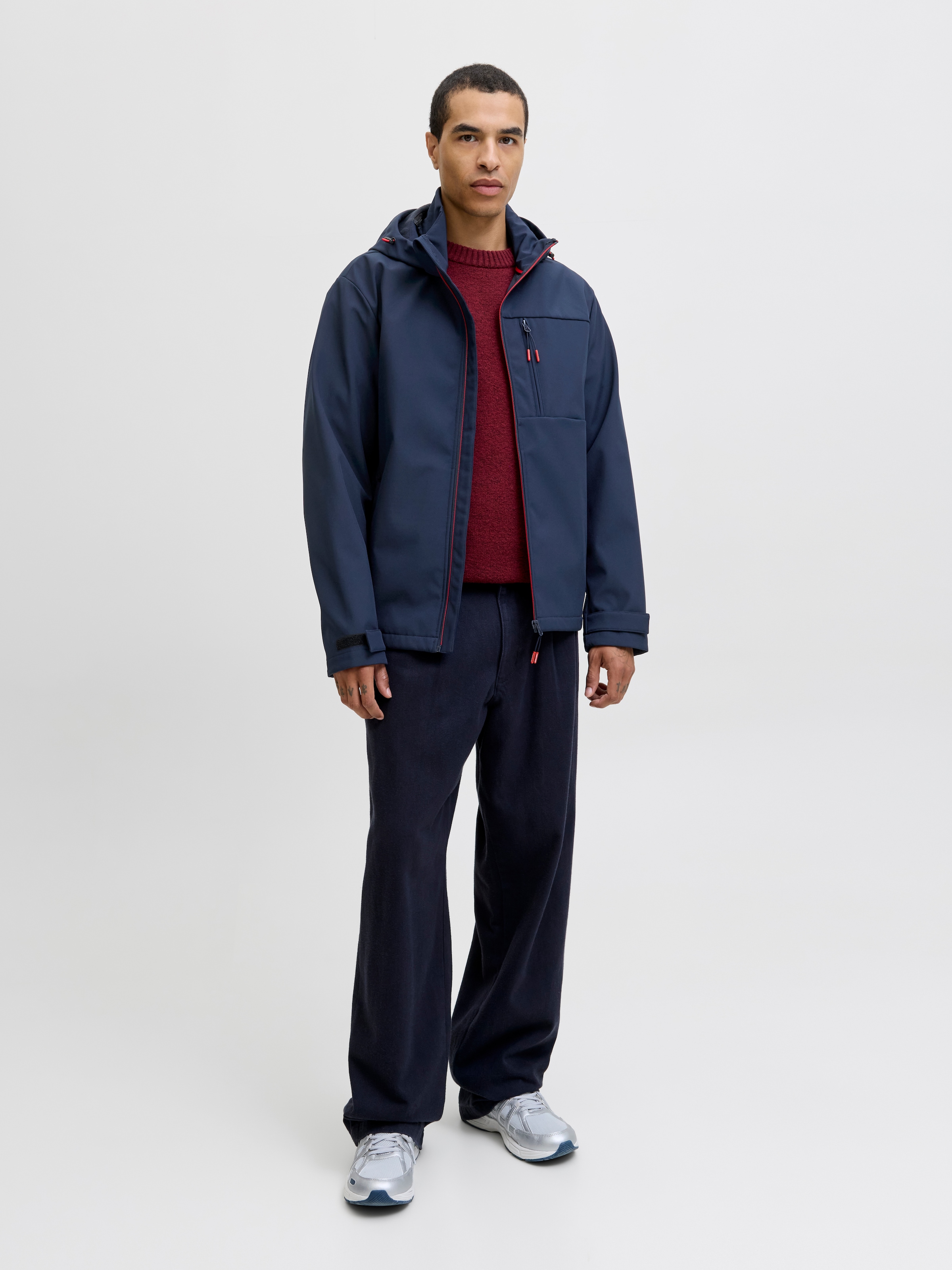 Jack & Jones Softshelljacke »JJTHATCHER SOFTSHELL HOOD« mitKapuze
