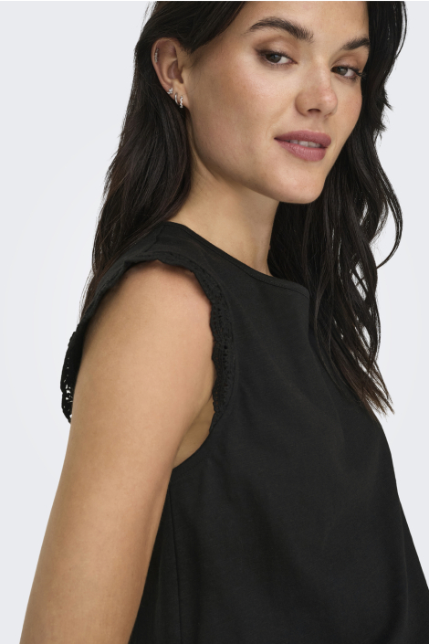 Jacqueline de Yong zwarte dames top