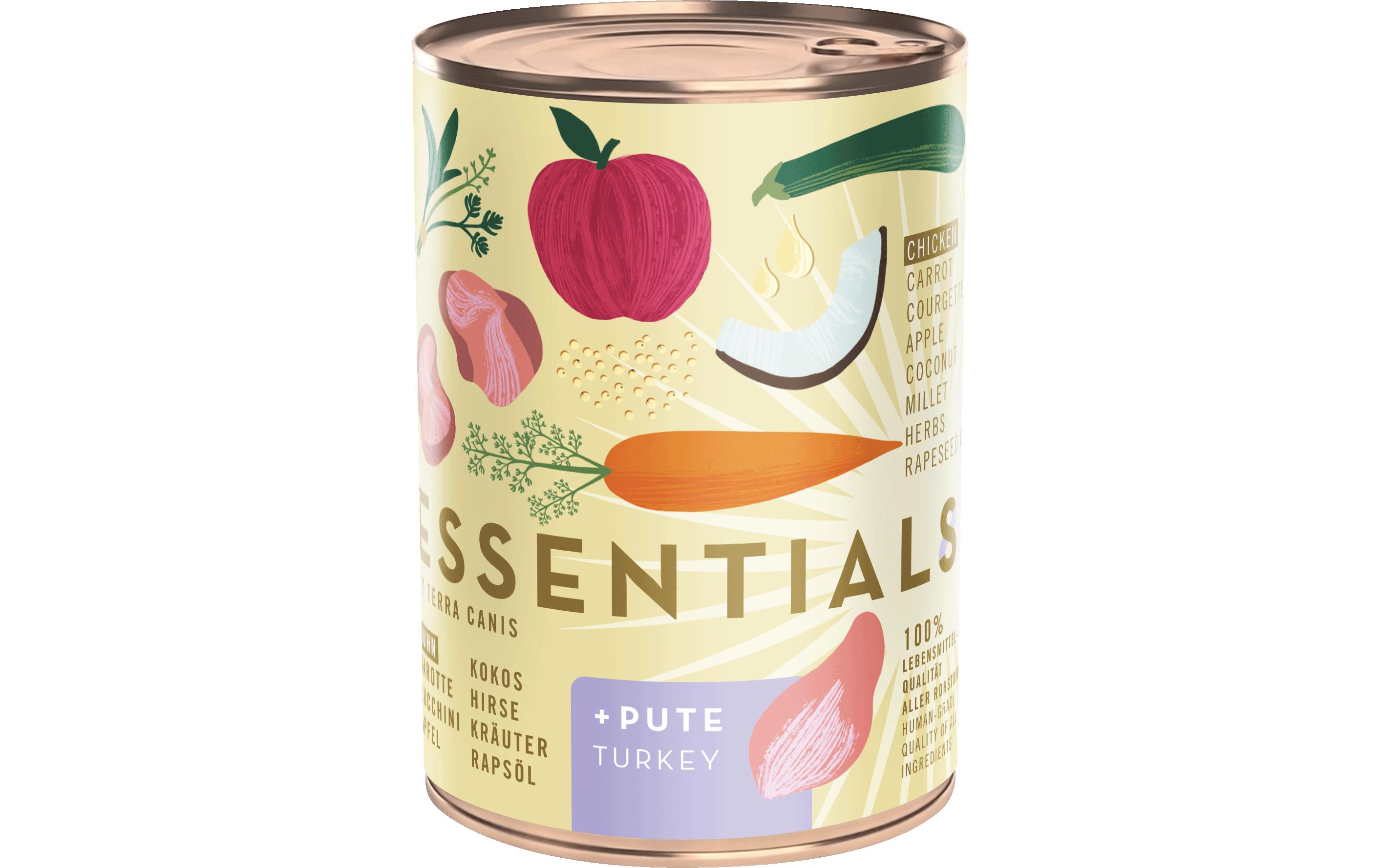 Nassfutter Essential 8 Huhn & Pute, 385 gAlleinfuttermittel für ausgewachsene Hunde