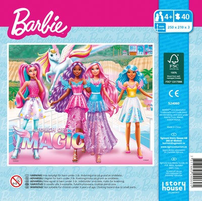Kärnan Barbie Trepuslespill 40 Brikker
