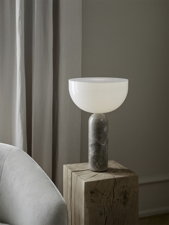 New Works Kizu Table Lamp Large Gris du marais