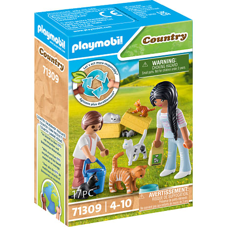 Playmobil Country kattefamilie 71309