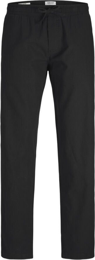 Jack & Jones JPSTKANE JJSUMMER LINEN BLEND JOGGE Sort