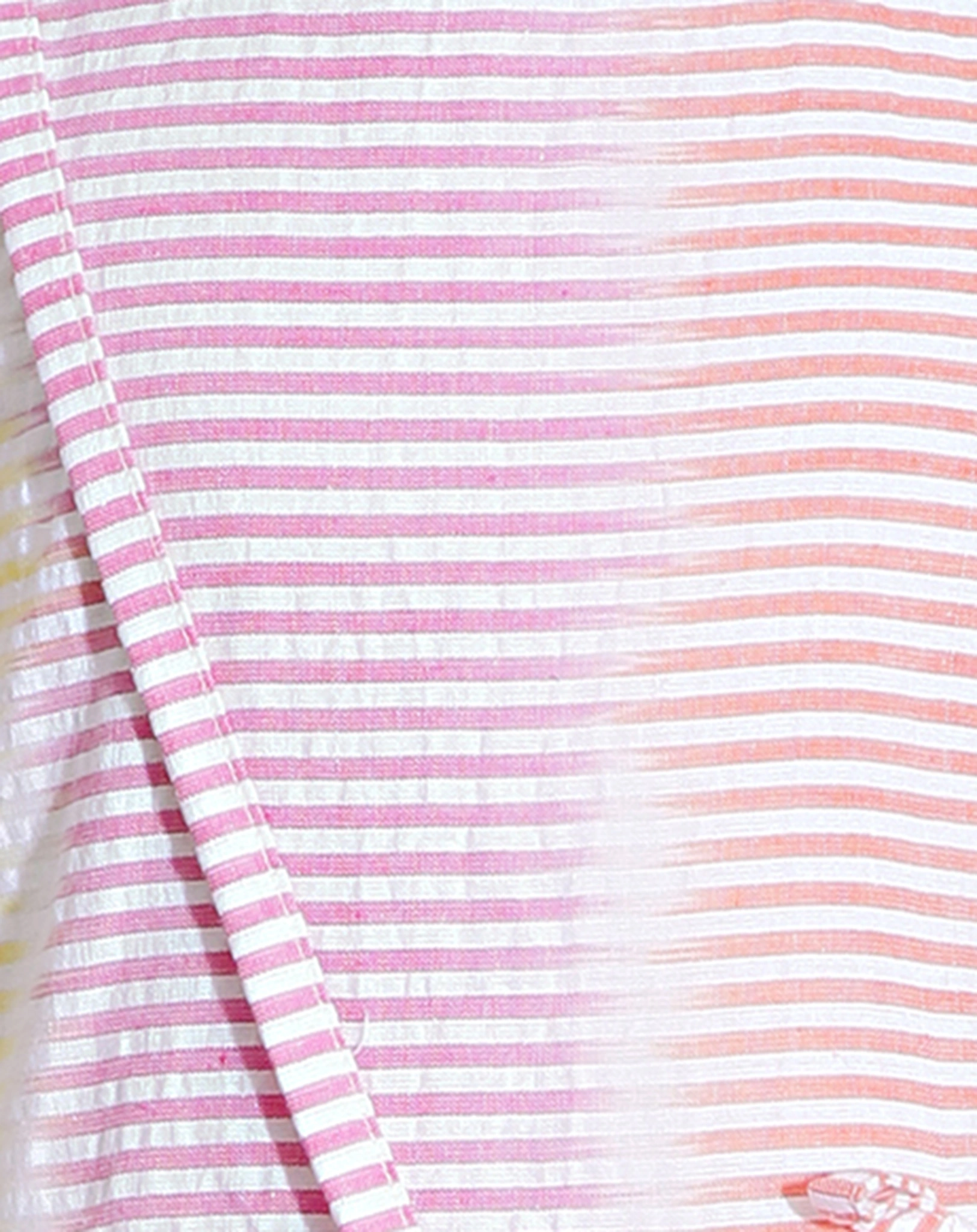 Kurzarm-Kleid SUMMER STRIPES mit Tasche in light pink