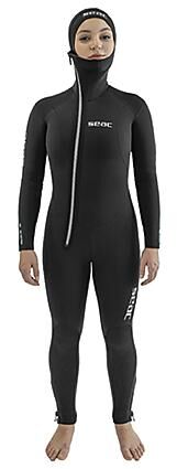 SEAC SUB - COMBINAISON CAGOULE ATTENANTE CLUB 5MM FEMME