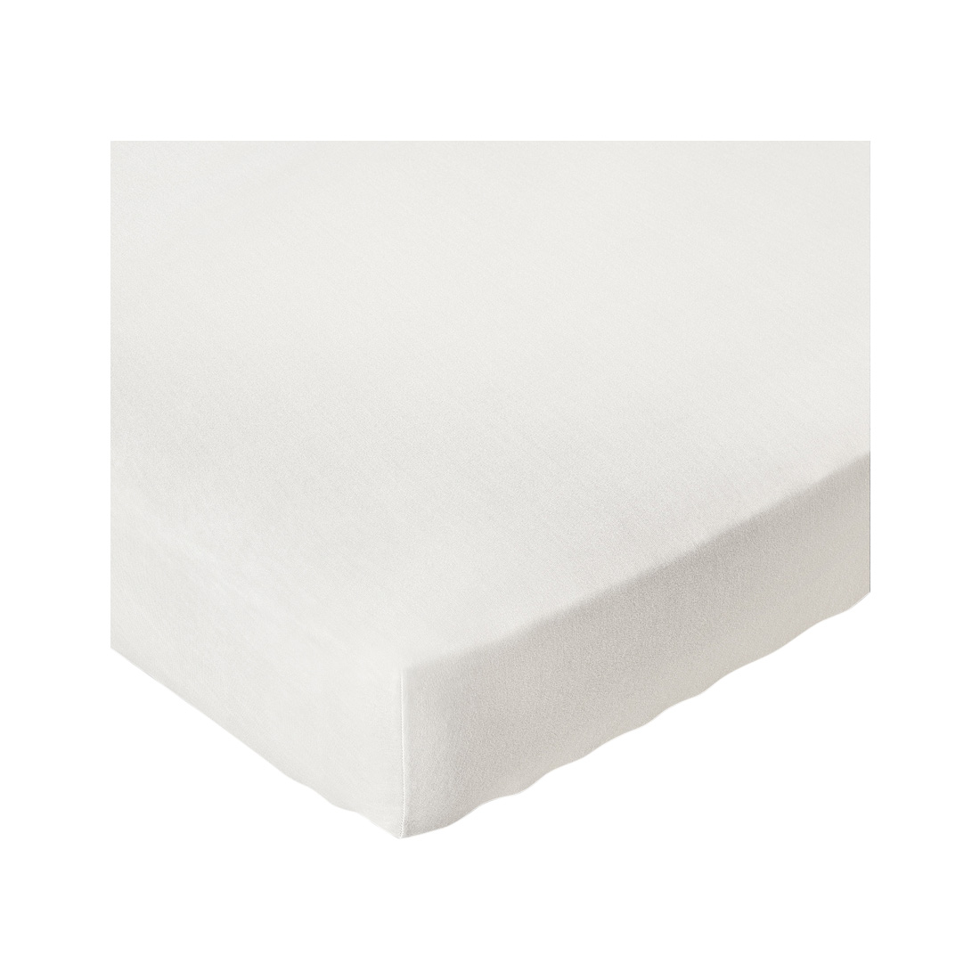 Divina Textil SuperStretch-Fixleintuch 90-100x190-220x17-25 cm offwhite