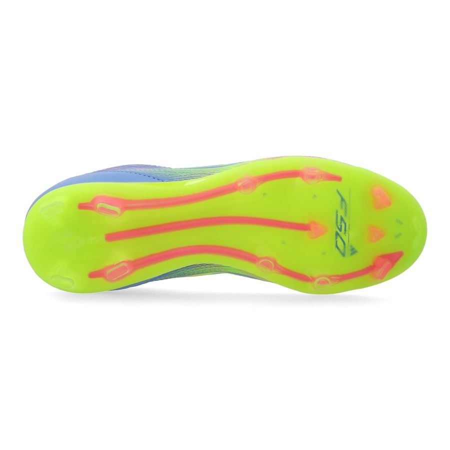 adidas F50 Elite FG Celestial Victory - Blue Fusion/Lucid Lemon/Lucid Pink Enfant