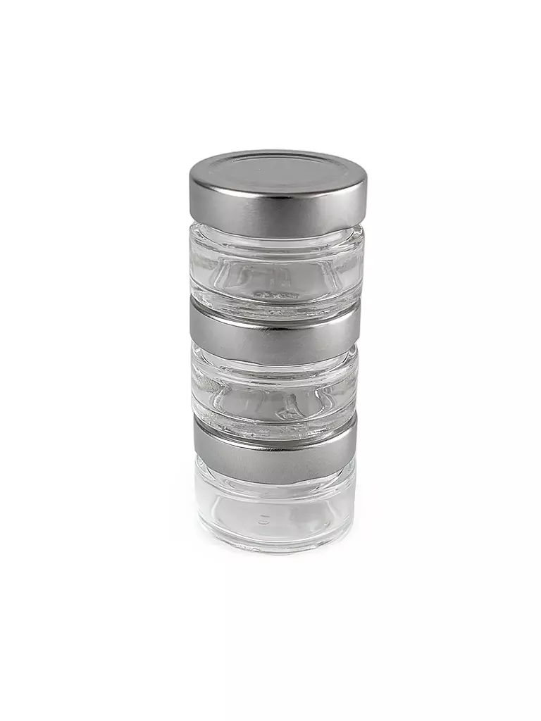 PEUGEOT Vorratsgläser für Maestro Mühle 3 Stk. Glas transparent