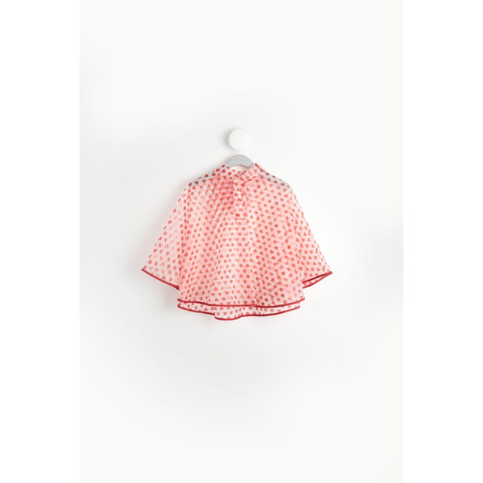 Veritas-Kids regencape hartjes