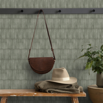 Vliesbehang Hanoi groen 128712