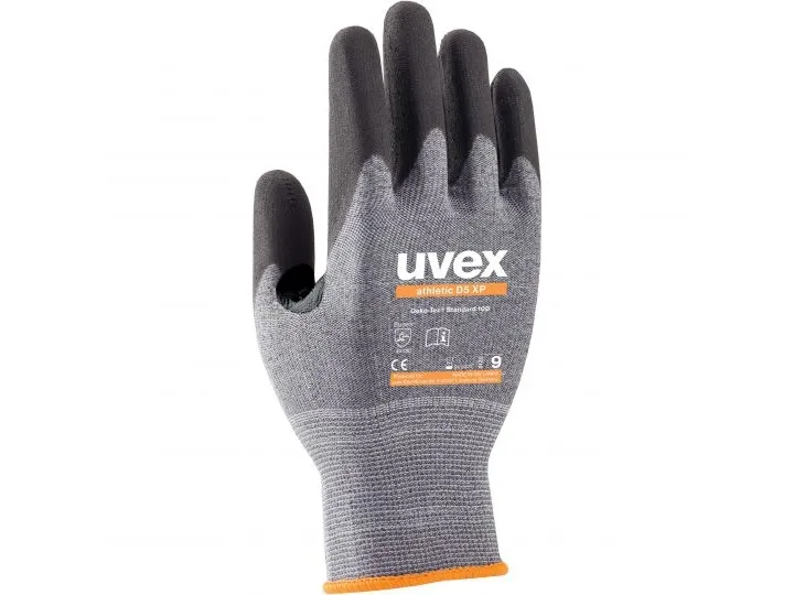 Uvex 60030, Fabrikshandsker, Anthracit, Grå, Voksen, Voksen, Unisex, 1 stk
