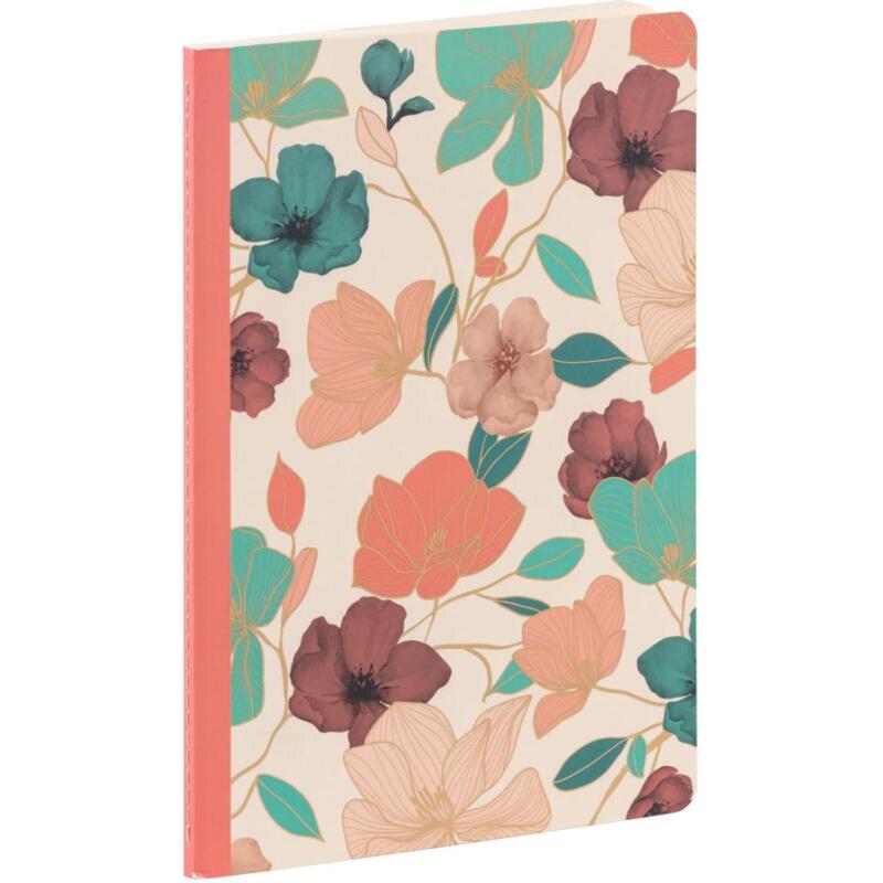 Gaïa beige, Carnet cousu fil A5 14,8x21 cm, 96 pages, ligné, ass.