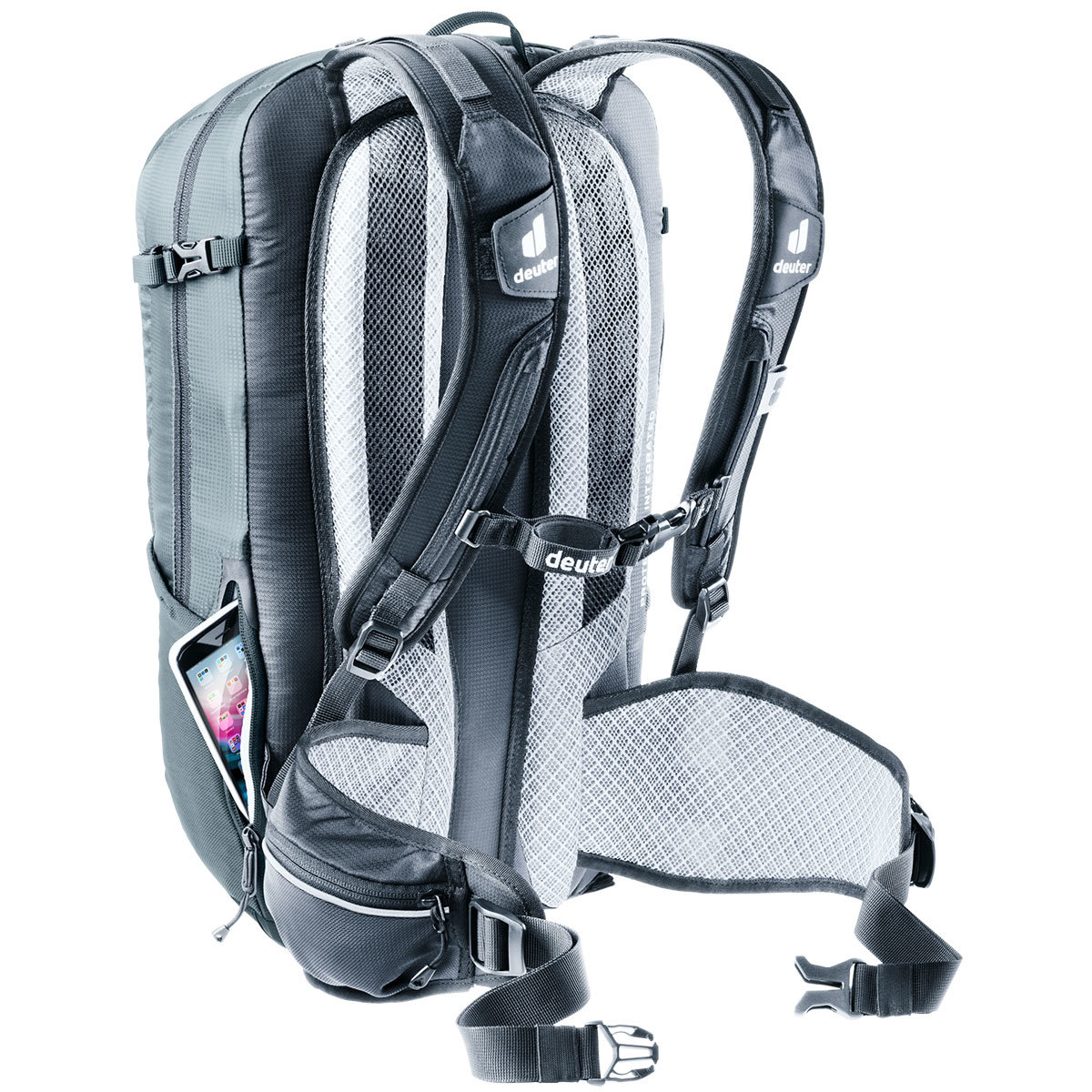Deuter Flyt 14 Fietsrugzak Grijs/Zwart