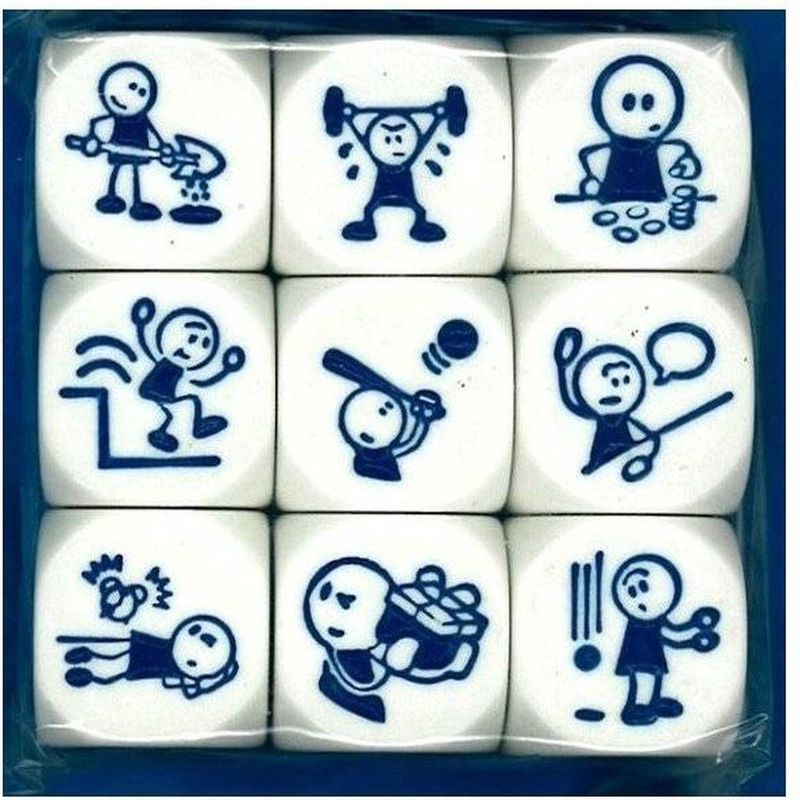 Rory's Story Cubes - Actions - Bordspel - 9 Dobbelstenen - Actie Afbeeldingen