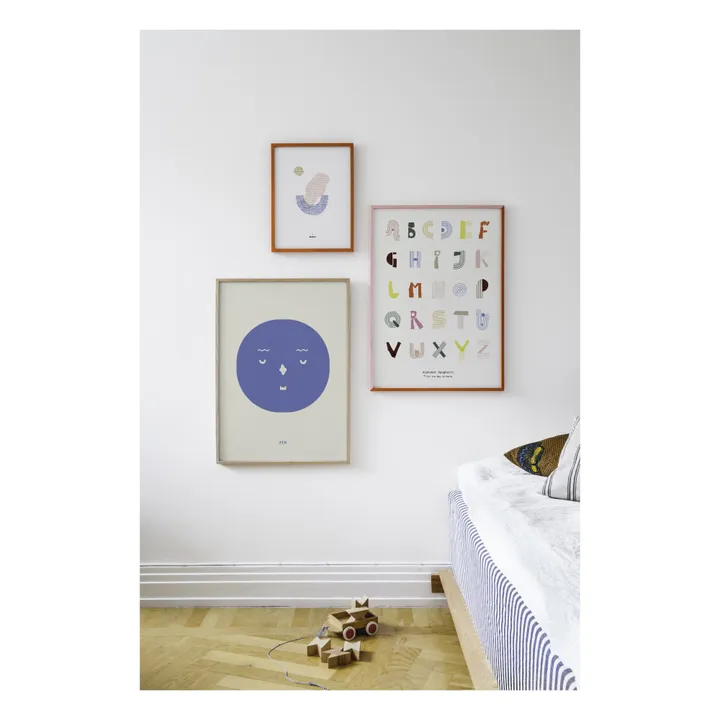 Mado Affiche Alphabet Spaghetti
