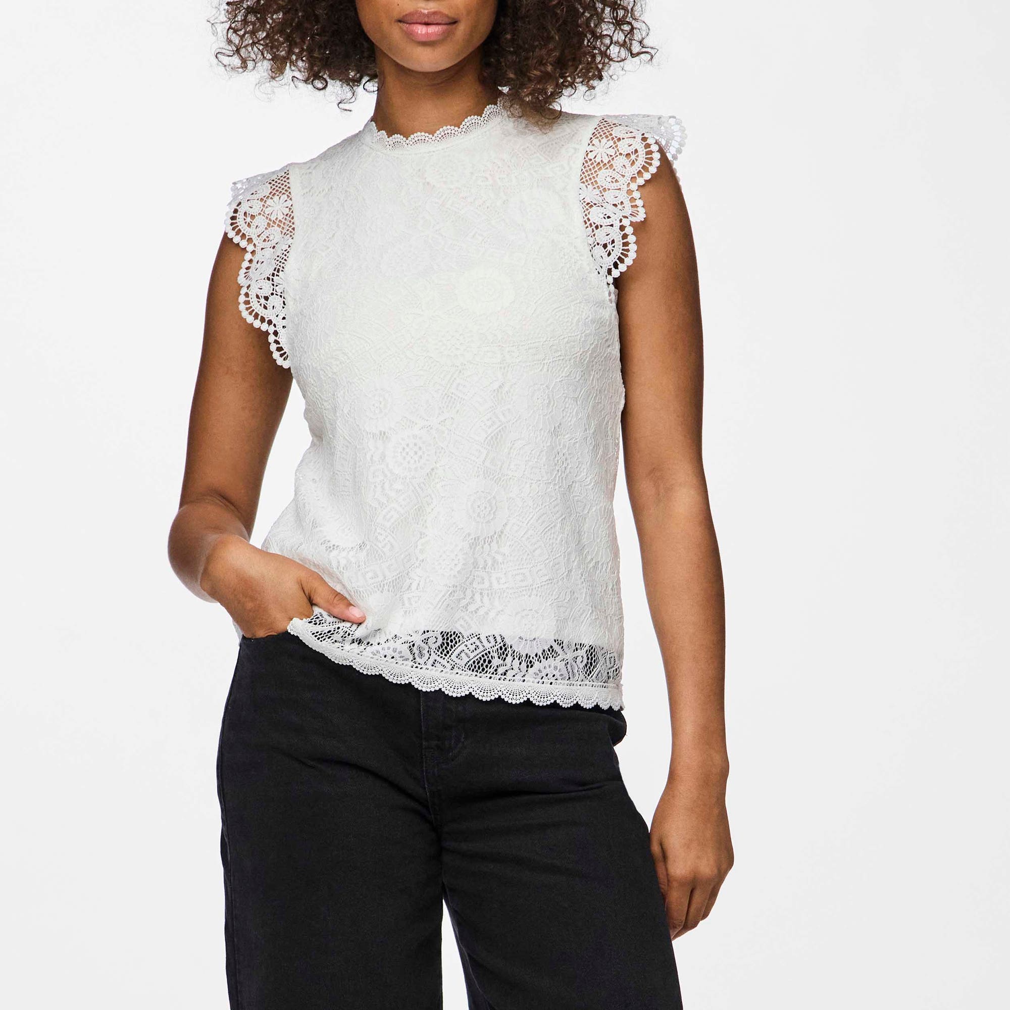 Top Femme blanc