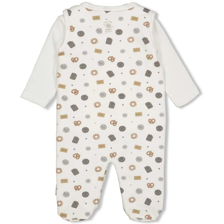 Feetje Strampler 2-tlg. Mini Cookie offwhite