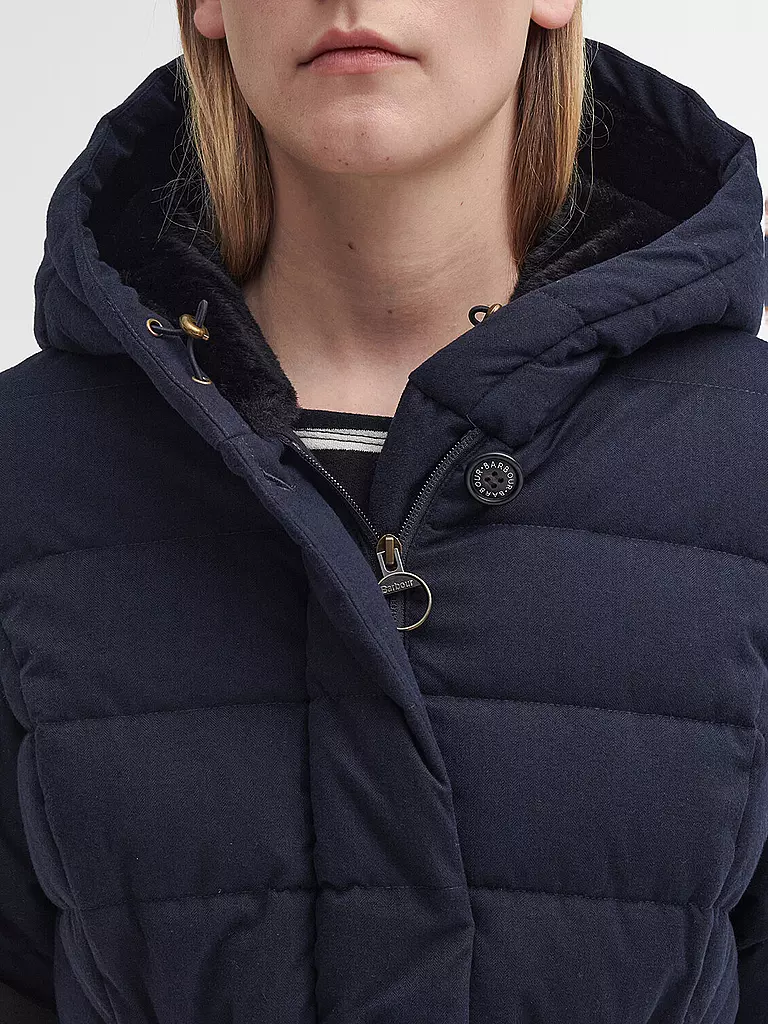 BARBOUR Steppmantel CLARENCE dunkelblau
