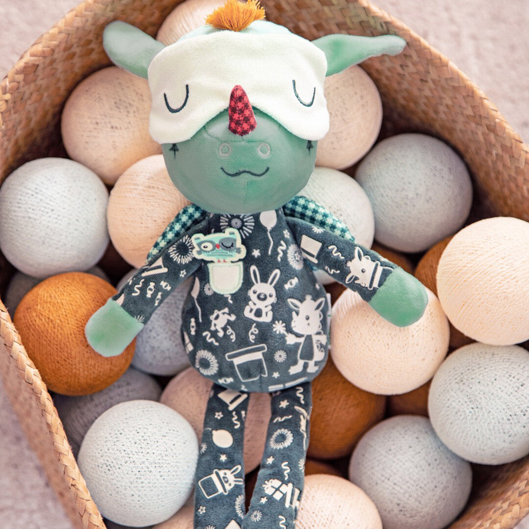 Lilliputiens knuffel slaapvriendje glow in the dark - joe - 30 cm