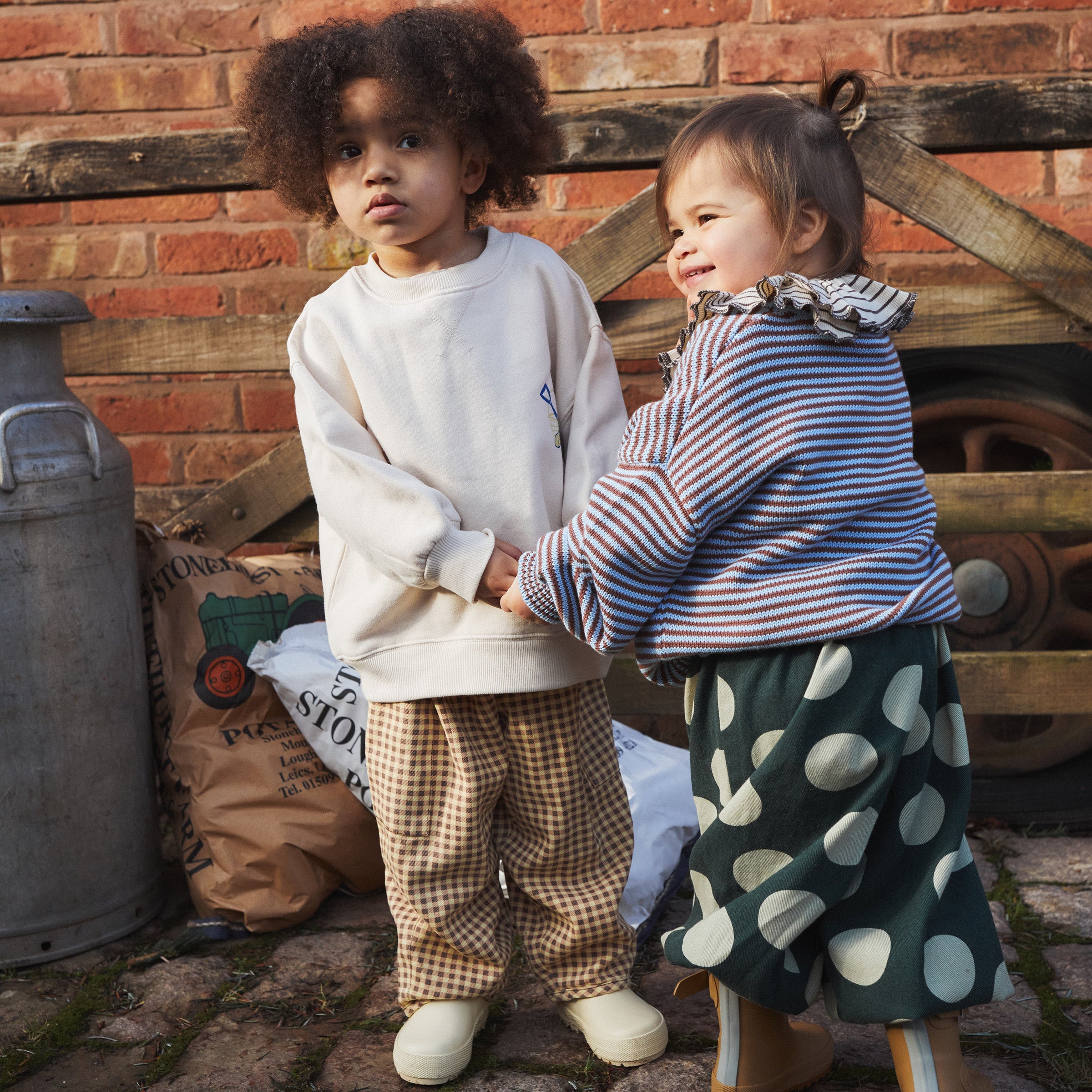 Hose Emerson Gingham Ochre