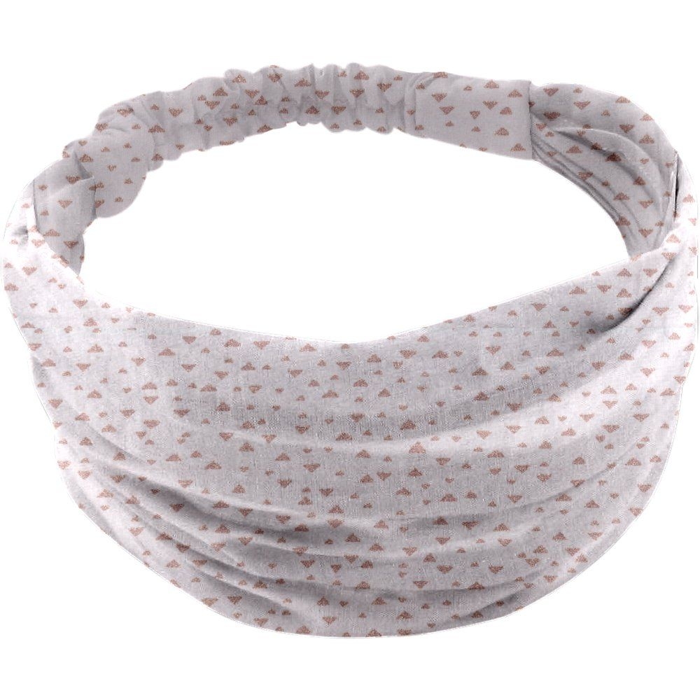 Bandeau Fichu Bébé Triangle Cuivré Gris