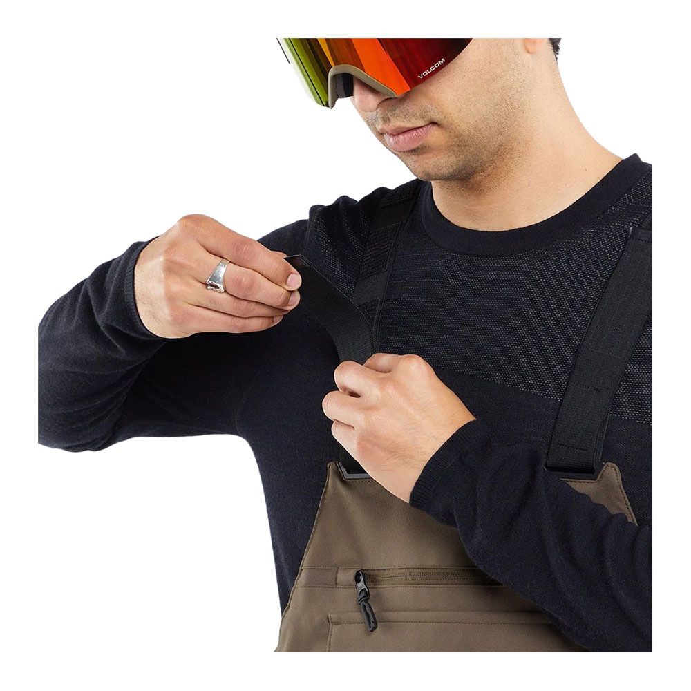 Volcom ROAN - Salopette ski Homme teak