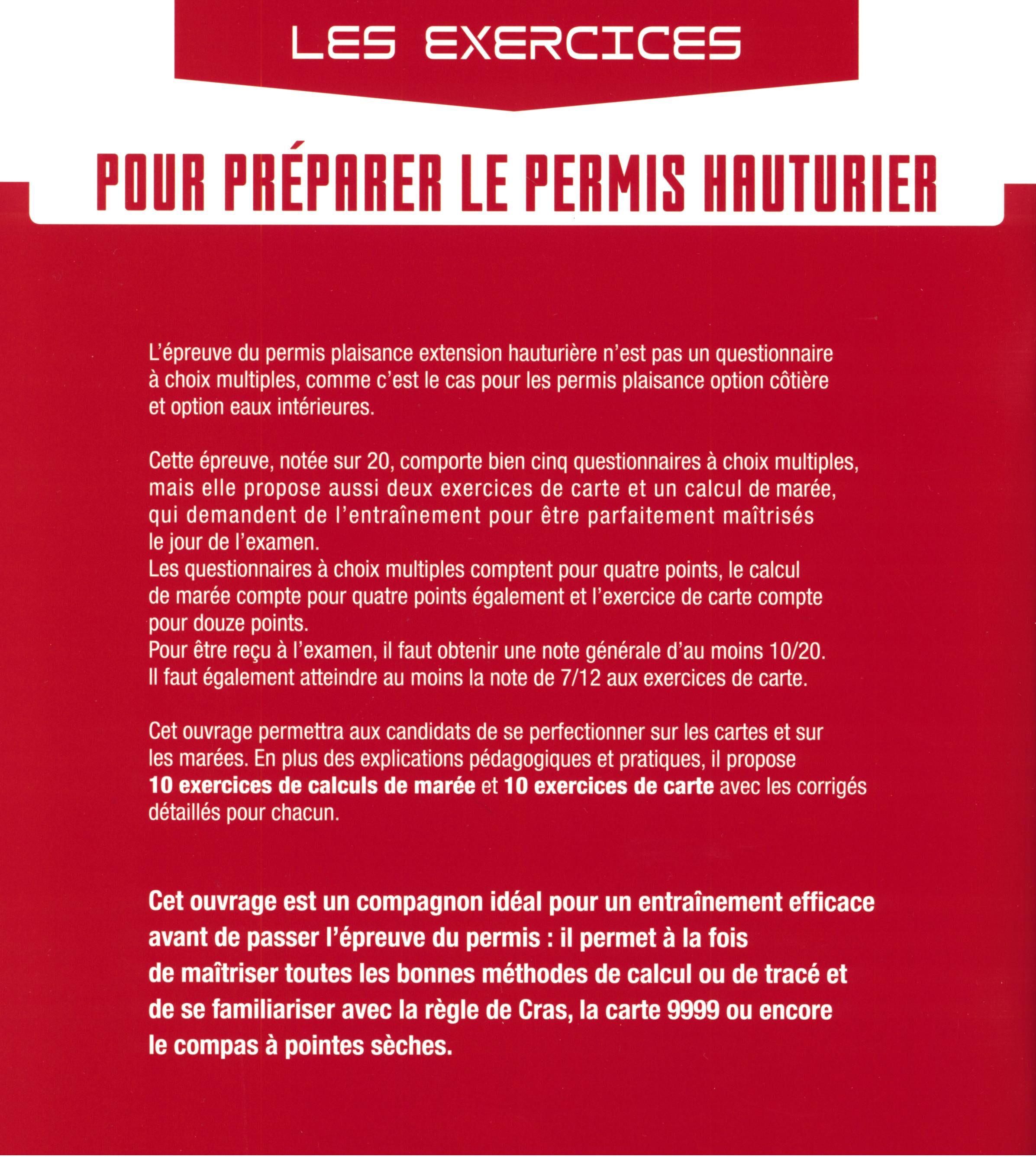 VAGNON - EXERCICES PREPARER PERMIS HAUTURIER