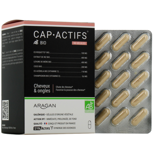 Synactifs Cap Actifs Bio Cheveux & Ongles 90 gélules
