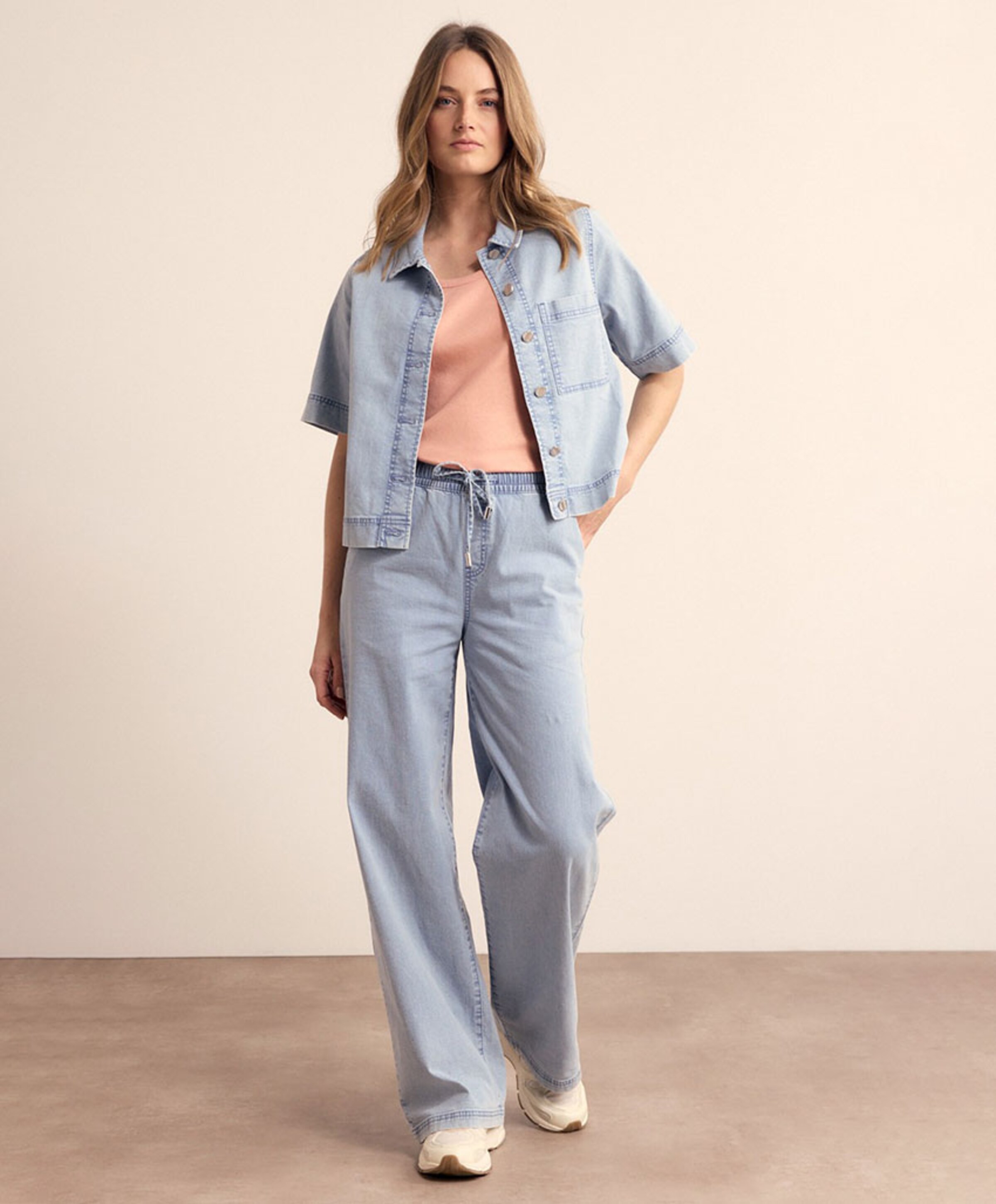 Tramontana dames broek blauw
