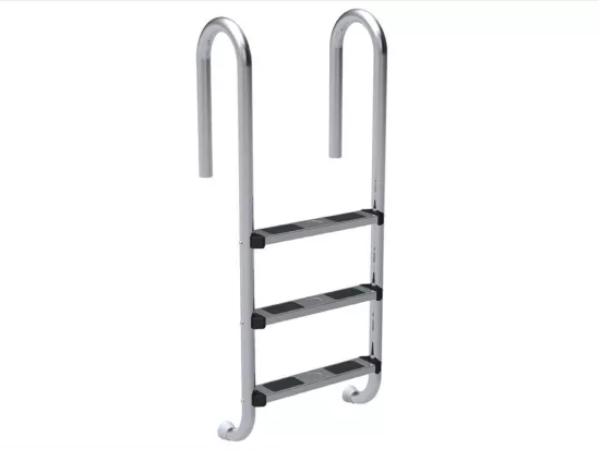 Echelle de piscine en acier inoxydable - 3 marches