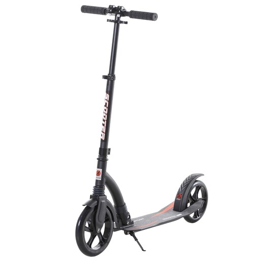 Patinete dobrável Homcom AA1-072BK