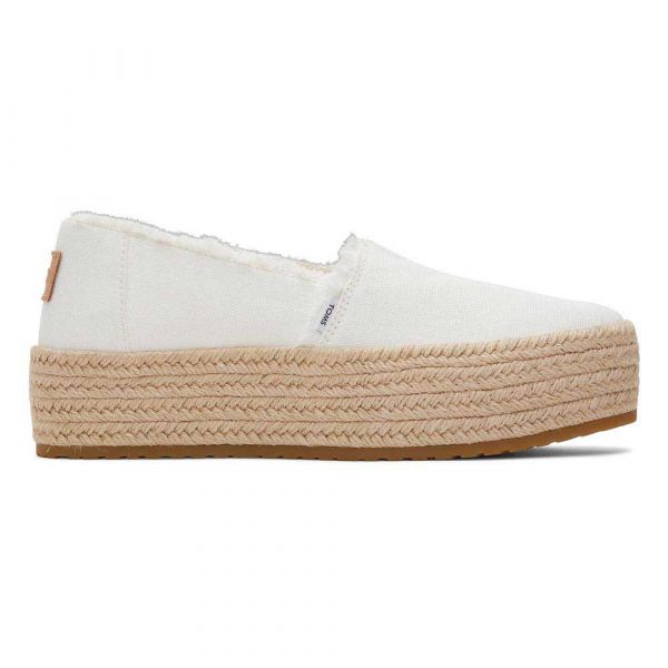 Toms Valencia Platform Espadrilles Beige EU 36 Mulher