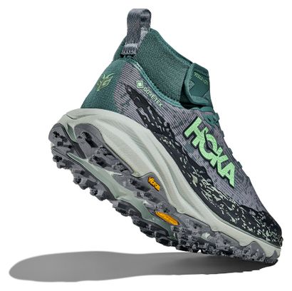 Chaussures Trail Hoka Speedgoat 6 Mid GTX Bleu Femme