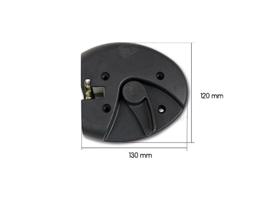 Obelink pro tec deurslot - black