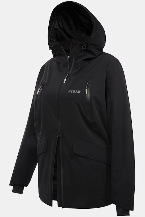 HYPRAR Funktionsjacke, wasserdicht, Kapuze, Daumenloch