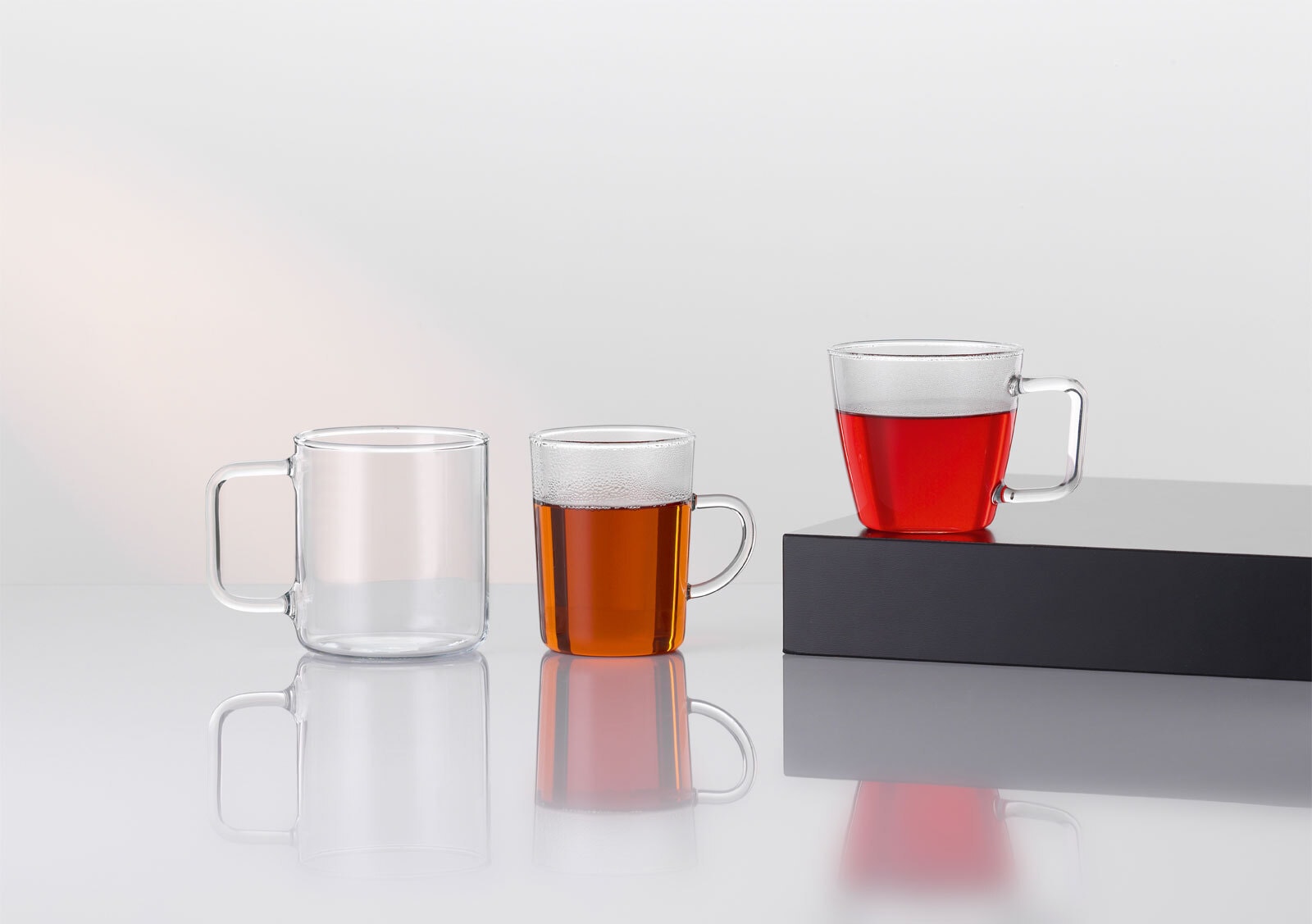 BOHEMIA SELECTION Tee- / Kaffeeglas TEA AND COFFEE 2er Set - je 200 ml Glas