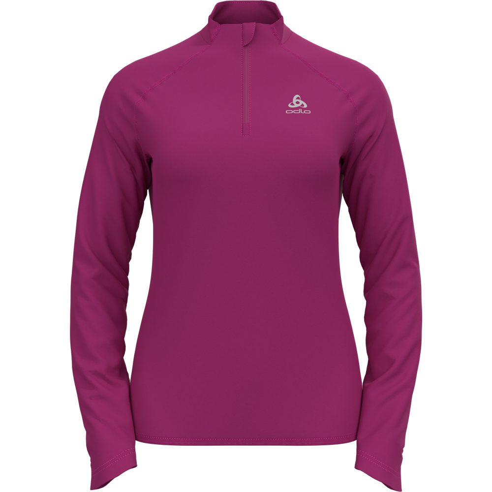 Odlo Berra Light 1/2 Zip Midlayer Damen festival fuchsia