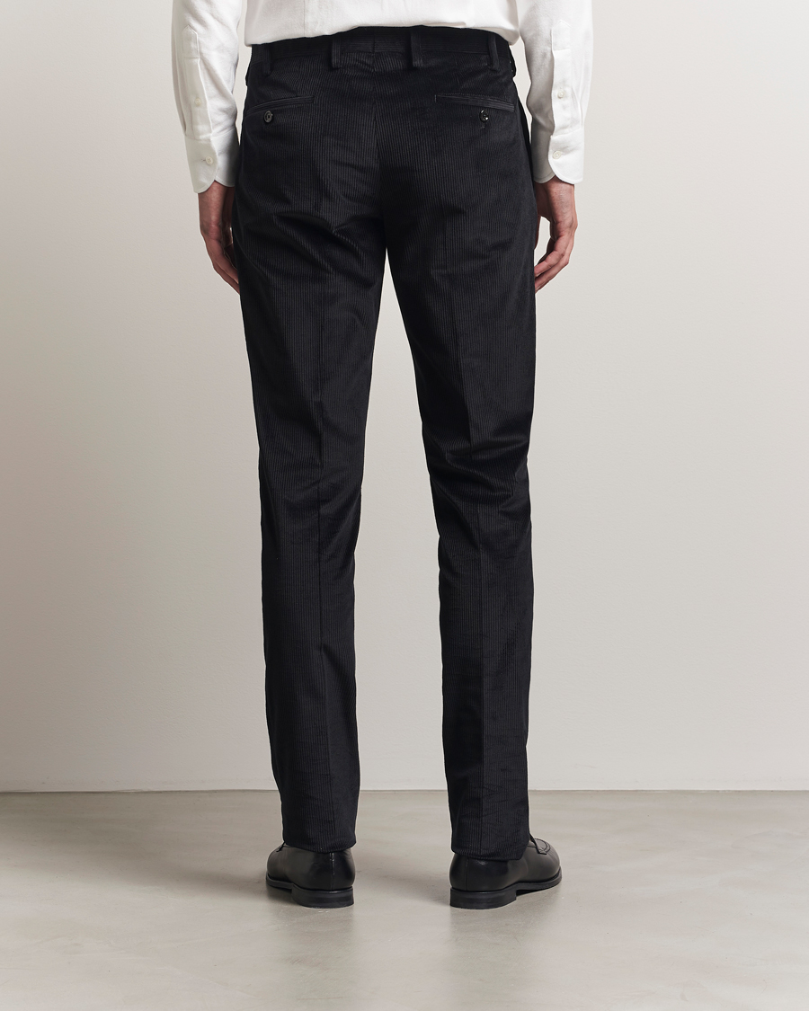 Lardini Cotton Corduroy Trousers Black