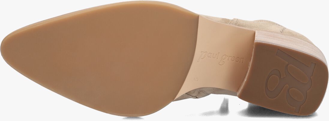 PAUL GREEN beige paul green enkellaarsjes 8125