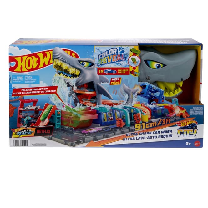 Hot Wheels - Ultimative Hai-Autowaschanlage