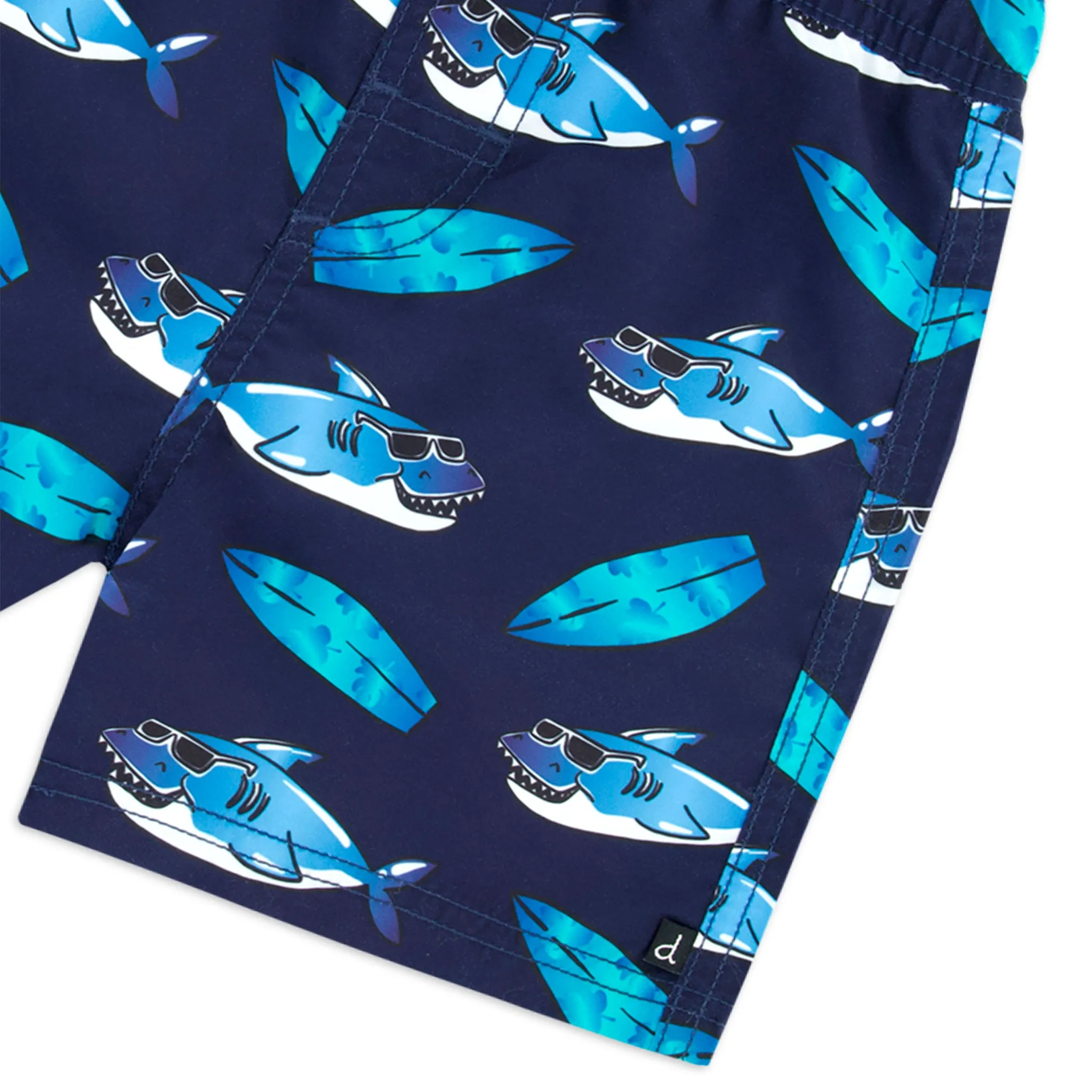 Deux par Deux Maillot Short Requin 2-6ans