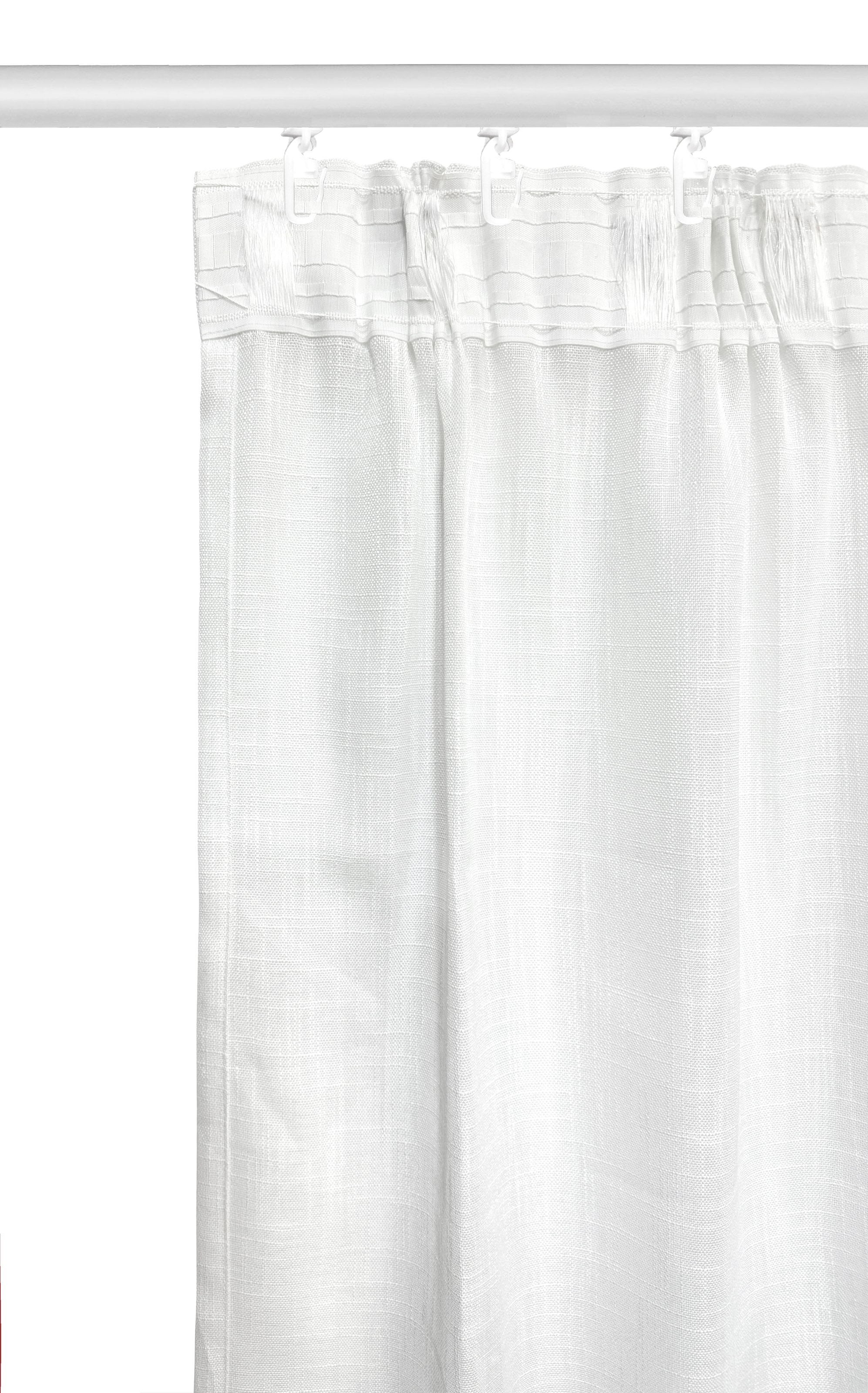 andas Gardine »Tursik« Faltenband 1 Stk. tlg. Blickdicht, Leinenlook, Polyester
