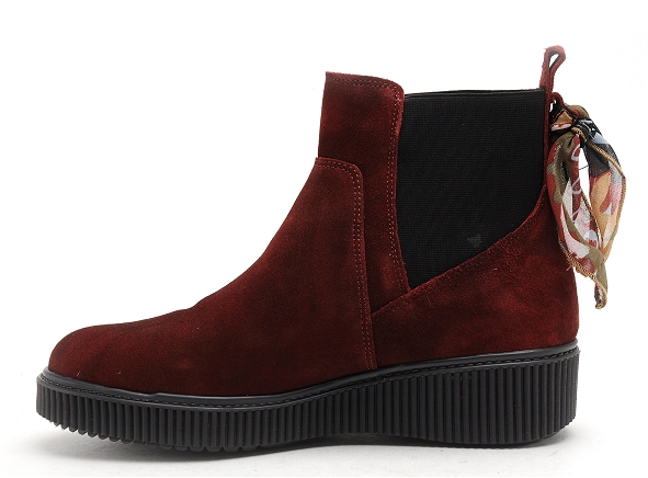 Goodstep boots bottine plates femme 3550 cordoba bordeaux