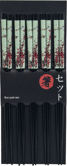 Emro Eetstokjes Japanse Groene Bloesem (5 sets)