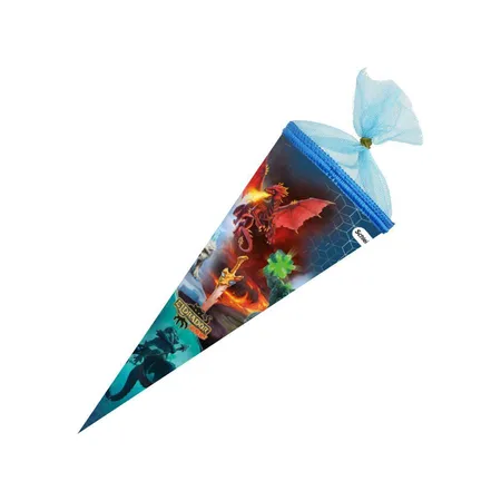 Nestler Schultüte Schleich® Eldrador Creatures Tüllverschluss 22cm rund